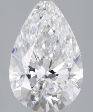2.75ct Pear Lab-Grown Diamond — D VVS2 — IGI Certified