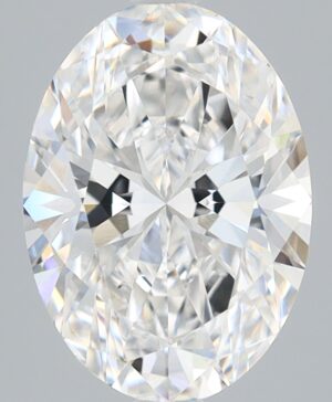 3.08ct Oval Lab-Grown Diamond — D VVS2 — IGI Certified