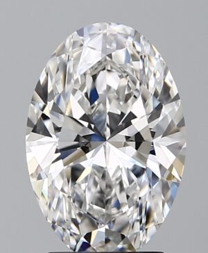3.08ct Oval Lab-Grown Diamond — D VS1 — IGI Certified