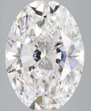 3.08ct Oval Lab-Grown Diamond — D VVS2 — IGI Certified