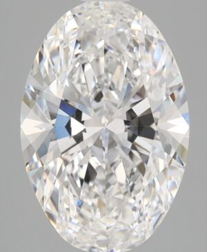 3.08ct Oval Lab-Grown Diamond — D VVS2 — IGI Certified