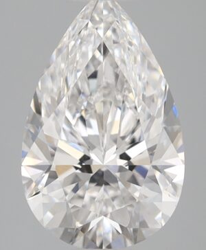 2.57ct Pear Lab-Grown Diamond — D VVS2 — IGI Certified