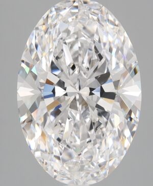 3.08ct Oval Lab-Grown Diamond — D VVS2 — IGI Certified