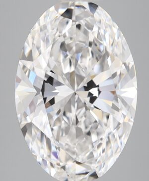 3.08ct Oval Lab-Grown Diamond — D VVS2 — IGI Certified