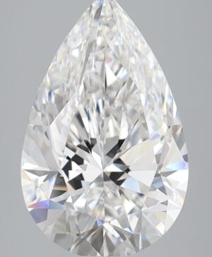 2.56ct Pear Lab-Grown Diamond — D VVS2 — IGI Certified