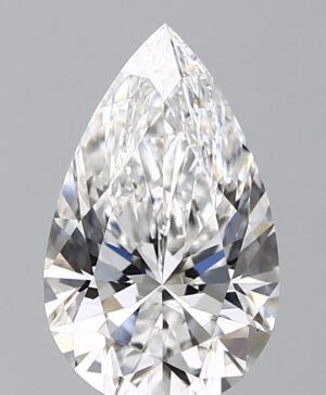 2.56ct Pear Lab-Grown Diamond — D VVS2 — IGI Certified