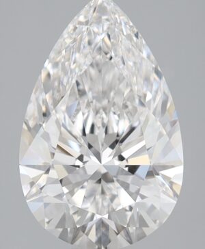 2.56ct Pear Lab-Grown Diamond — D VVS2 — IGI Certified
