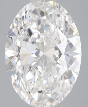 3.08ct Oval Lab-Grown Diamond — D VVS2 — IGI Certified