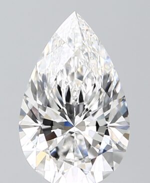 2.56ct Pear Lab-Grown Diamond — D VVS2 — IGI Certified