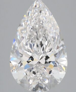 2.56ct Pear Lab-Grown Diamond — D VVS2 — IGI Certified