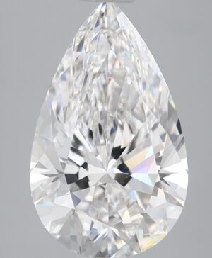 2.56ct Pear Lab-Grown Diamond — D VVS2 — IGI Certified