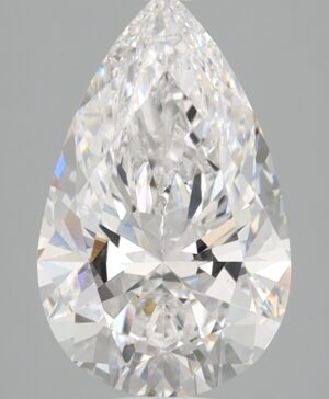 2.55ct Pear Lab-Grown Diamond — D VVS2 — IGI Certified