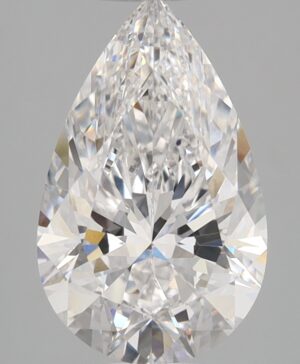 2.54ct Pear Lab-Grown Diamond — D VVS2 — IGI Certified