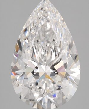 2.54ct Pear Lab-Grown Diamond — D VVS2 — IGI Certified