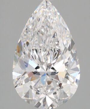 2.54ct Pear Lab-Grown Diamond — D VVS2 — IGI Certified