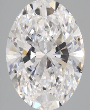 2.98ct Oval Lab-Grown Diamond — D VVS2 — IGI Certified