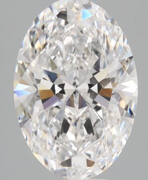 2.58ct Oval Lab-Grown Diamond — D VVS2 — IGI Certified