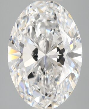 2.58ct Oval Lab-Grown Diamond — D VVS2 — IGI Certified