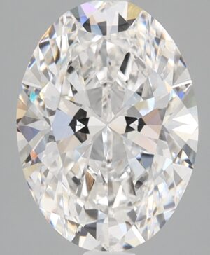 2.57ct Oval Lab-Grown Diamond — D VVS2 — IGI Certified