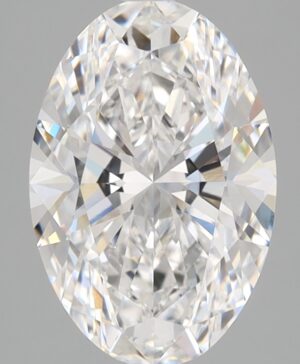 2.56ct Oval Lab-Grown Diamond — D VVS2 — IGI Certified