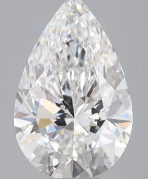 2.04ct Pear Lab-Grown Diamond — D VVS2 — IGI Certified