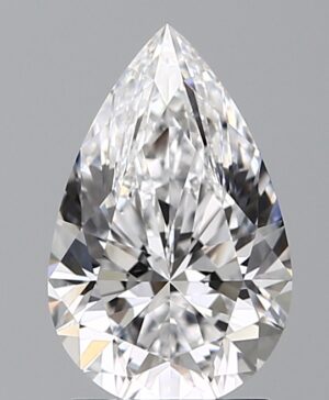 2.04ct Pear Lab-Grown Diamond — D VVS2 — IGI Certified