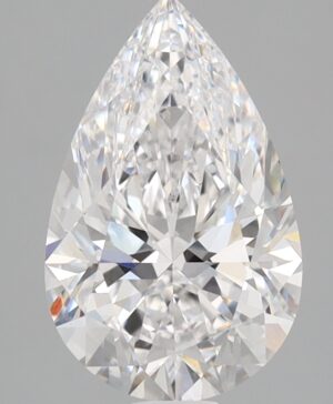 2.04ct Pear Lab-Grown Diamond — D VVS2 — IGI Certified