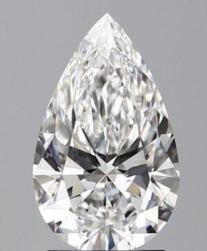 2.04ct Pear Lab-Grown Diamond — D VVS2 — IGI Certified