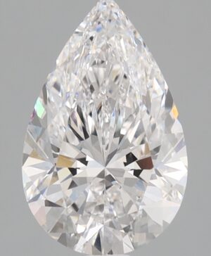 2.04ct Pear Lab-Grown Diamond — D VVS2 — IGI Certified