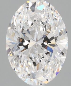 2.01ct Oval Lab-Grown Diamond — D VVS2 — IGI Certified