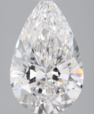 2.04ct Pear Lab-Grown Diamond — D VVS2 — IGI Certified