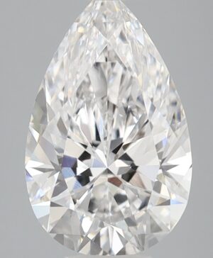 2.04ct Pear Lab-Grown Diamond — D VVS2 — IGI Certified
