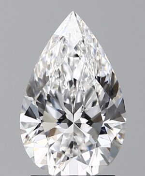 2.04ct Pear Lab-Grown Diamond — D VVS2 — IGI Certified