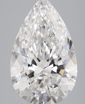 2.04ct Pear Lab-Grown Diamond — D VVS2 — IGI Certified