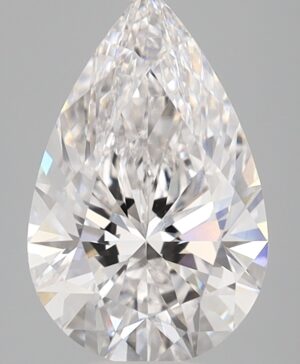 2.04ct Pear Lab-Grown Diamond — D VVS2 — IGI Certified
