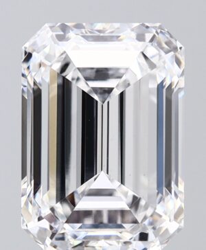 4.08ct Emerald Lab-Grown Diamond — D VVS2 — IGI Certified