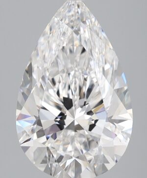 2.04ct Pear Lab-Grown Diamond — D VVS2 — IGI Certified