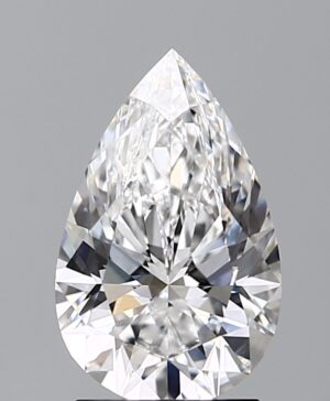 2.03ct Pear Lab-Grown Diamond — D VVS2 — IGI Certified