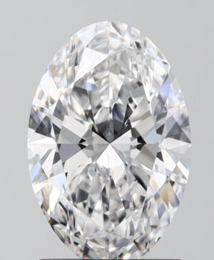 1.55ct Oval Lab-Grown Diamond — D VVS2 — IGI Certified