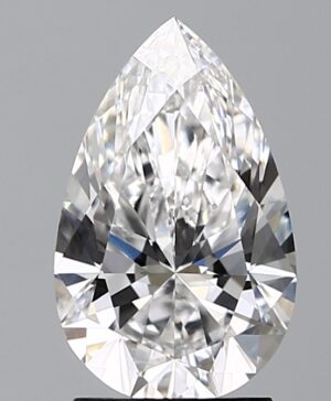 2.03ct Pear Lab-Grown Diamond — D VVS2 — IGI Certified