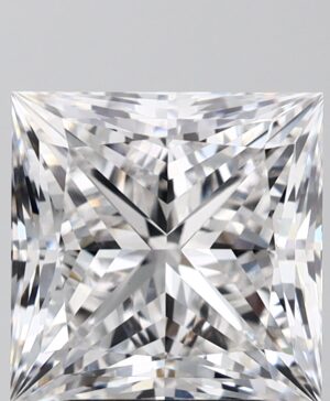 4.09ct Princess Lab-Grown Diamond — D VVS2 — IGI Certified