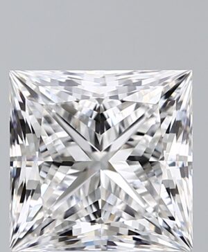 4.08ct Princess Lab-Grown Diamond — D VVS2 — IGI Certified