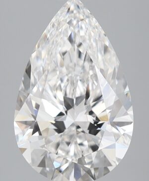 2.03ct Pear Lab-Grown Diamond — D VVS2 — IGI Certified