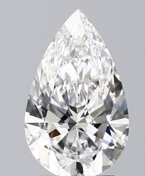 2.01ct Pear Lab-Grown Diamond — D VVS2 — IGI Certified