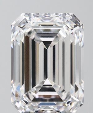 3.73ct Emerald Lab-Grown Diamond — D VVS2 — IGI Certified