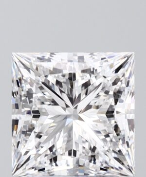 3.02ct Princess Lab-Grown Diamond — D VVS2 — IGI Certified