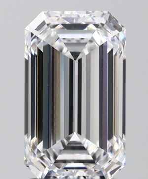 3.12ct Emerald Lab-Grown Diamond — D VVS2 — IGI Certified