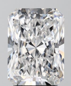3.08ct Radiant Lab-Grown Diamond — D VVS2 — IGI Certified