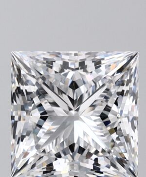 2.56ct Princess Lab-Grown Diamond — D VVS2 — IGI Certified