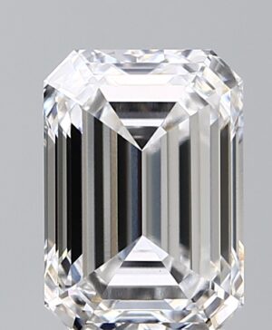 3.07ct Emerald Lab-Grown Diamond — D VVS2 — IGI Certified